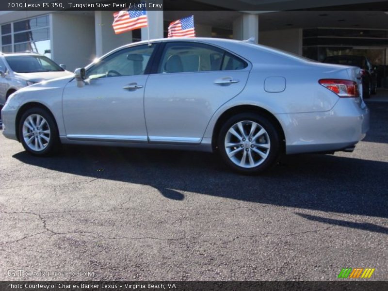 Tungsten Silver Pearl / Light Gray 2010 Lexus ES 350