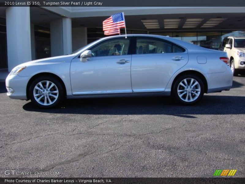 Tungsten Silver Pearl / Light Gray 2010 Lexus ES 350