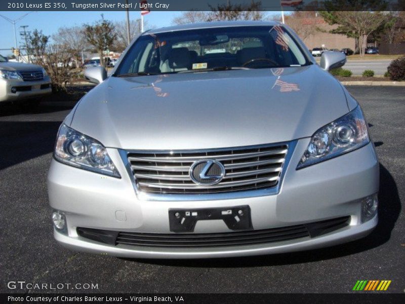 Tungsten Silver Pearl / Light Gray 2010 Lexus ES 350