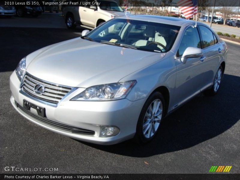 Tungsten Silver Pearl / Light Gray 2010 Lexus ES 350