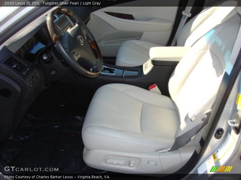 Tungsten Silver Pearl / Light Gray 2010 Lexus ES 350