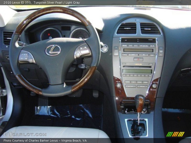 Tungsten Silver Pearl / Light Gray 2010 Lexus ES 350