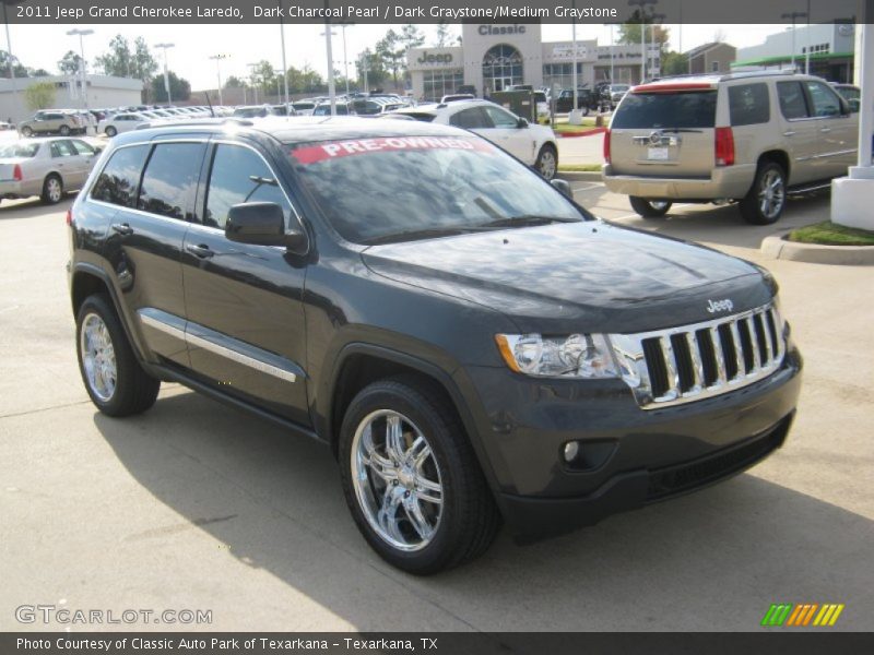 Dark Charcoal Pearl / Dark Graystone/Medium Graystone 2011 Jeep Grand Cherokee Laredo