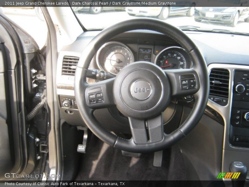 Dark Charcoal Pearl / Dark Graystone/Medium Graystone 2011 Jeep Grand Cherokee Laredo
