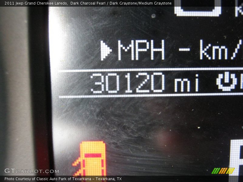 Dark Charcoal Pearl / Dark Graystone/Medium Graystone 2011 Jeep Grand Cherokee Laredo