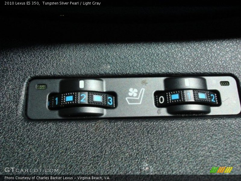 Tungsten Silver Pearl / Light Gray 2010 Lexus ES 350