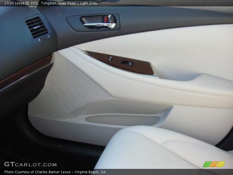 Tungsten Silver Pearl / Light Gray 2010 Lexus ES 350