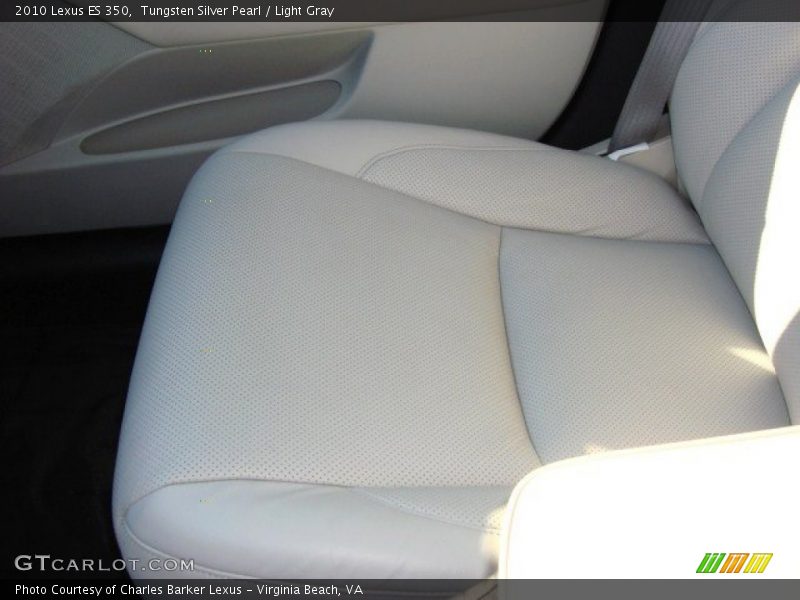 Tungsten Silver Pearl / Light Gray 2010 Lexus ES 350