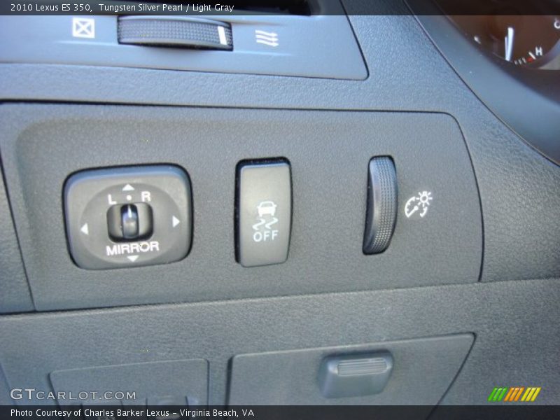 Tungsten Silver Pearl / Light Gray 2010 Lexus ES 350