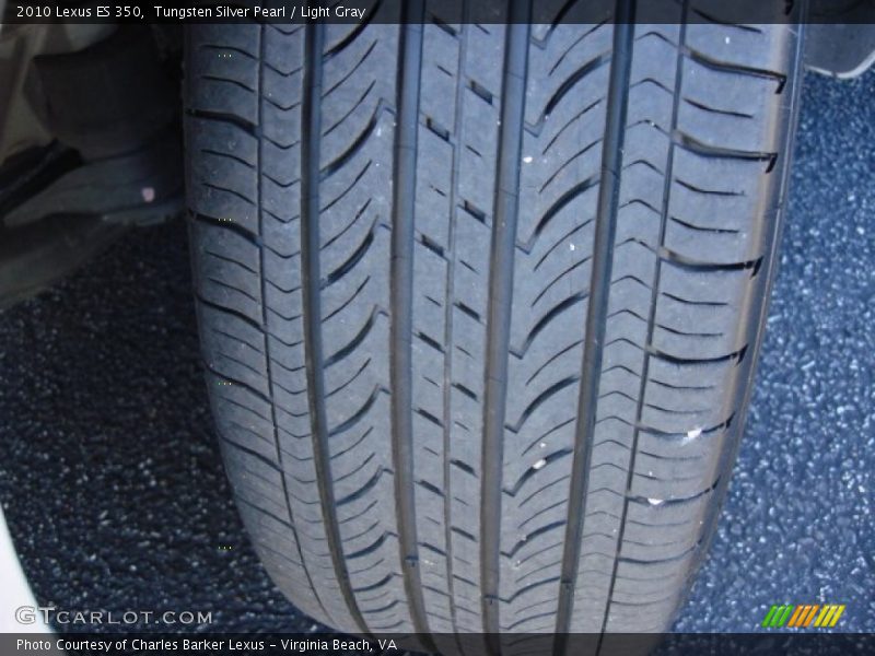 Tungsten Silver Pearl / Light Gray 2010 Lexus ES 350