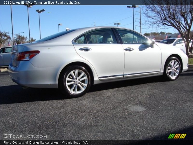 Tungsten Silver Pearl / Light Gray 2010 Lexus ES 350