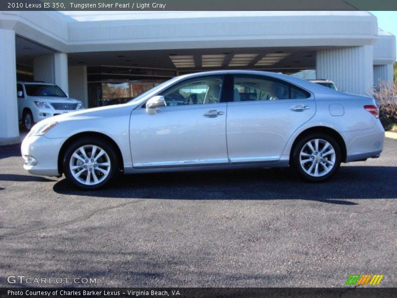 Tungsten Silver Pearl / Light Gray 2010 Lexus ES 350