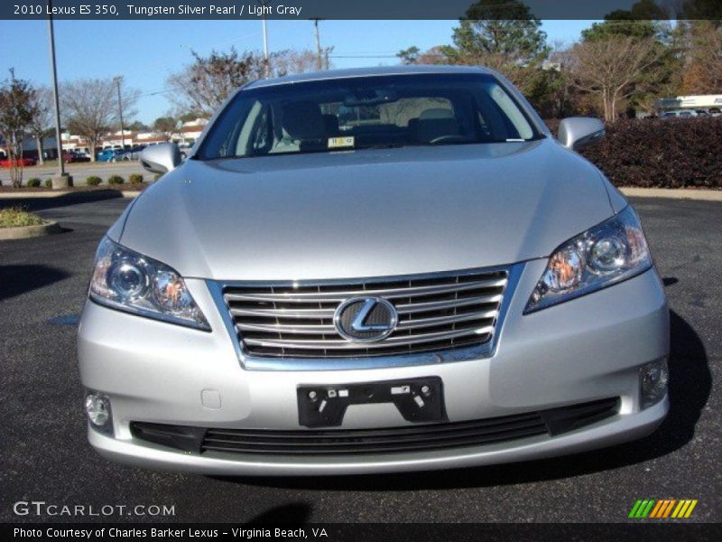 Tungsten Silver Pearl / Light Gray 2010 Lexus ES 350