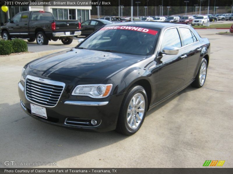 Brilliant Black Crystal Pearl / Black 2011 Chrysler 300 Limited
