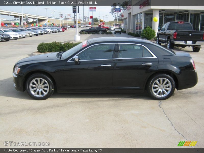 Brilliant Black Crystal Pearl / Black 2011 Chrysler 300 Limited