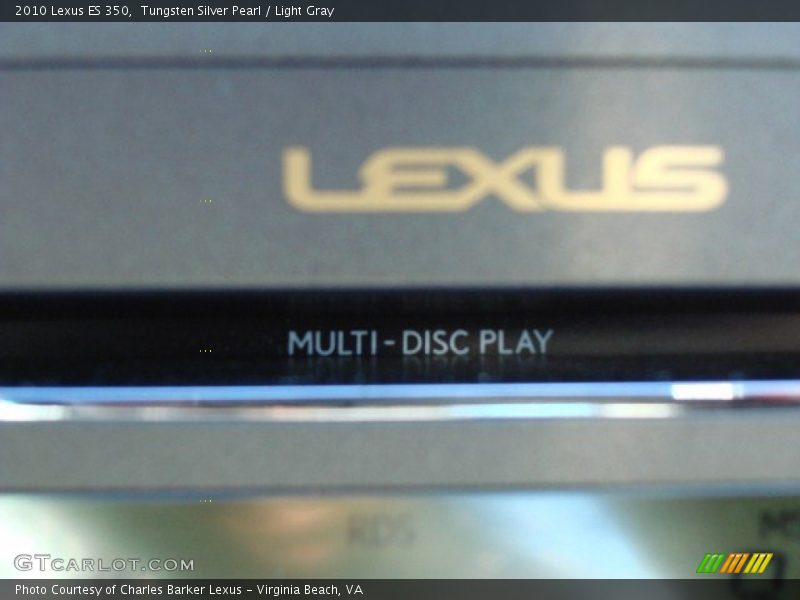 Tungsten Silver Pearl / Light Gray 2010 Lexus ES 350