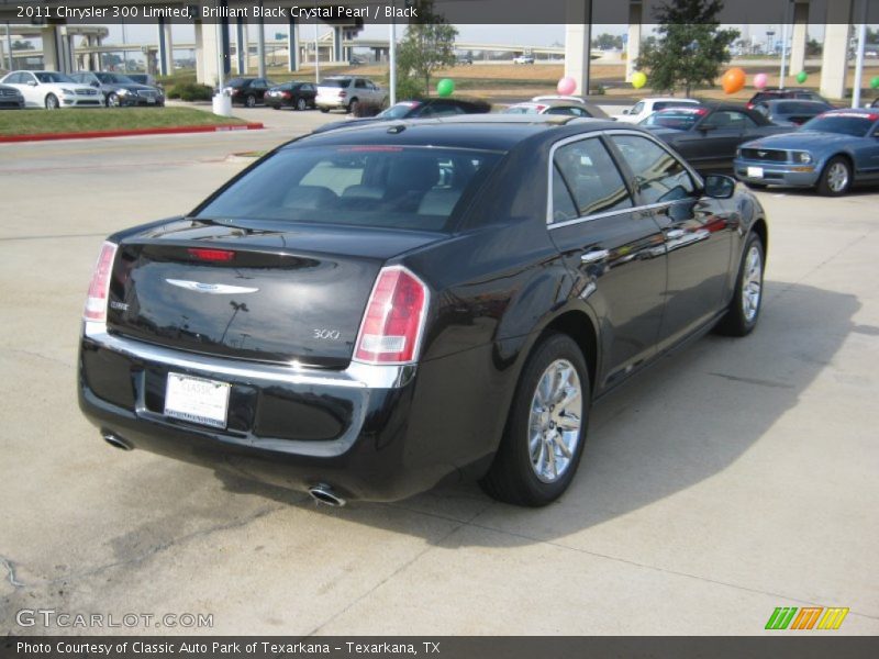 Brilliant Black Crystal Pearl / Black 2011 Chrysler 300 Limited