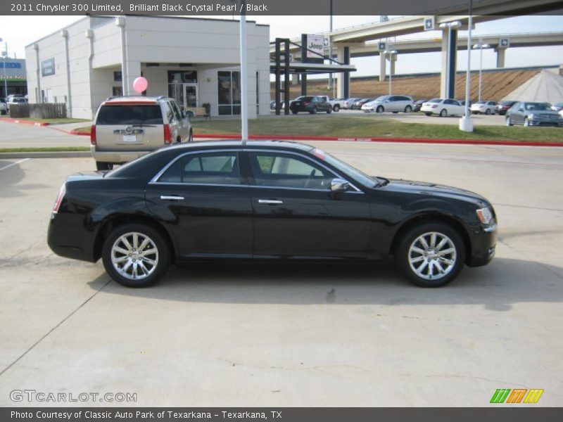 Brilliant Black Crystal Pearl / Black 2011 Chrysler 300 Limited