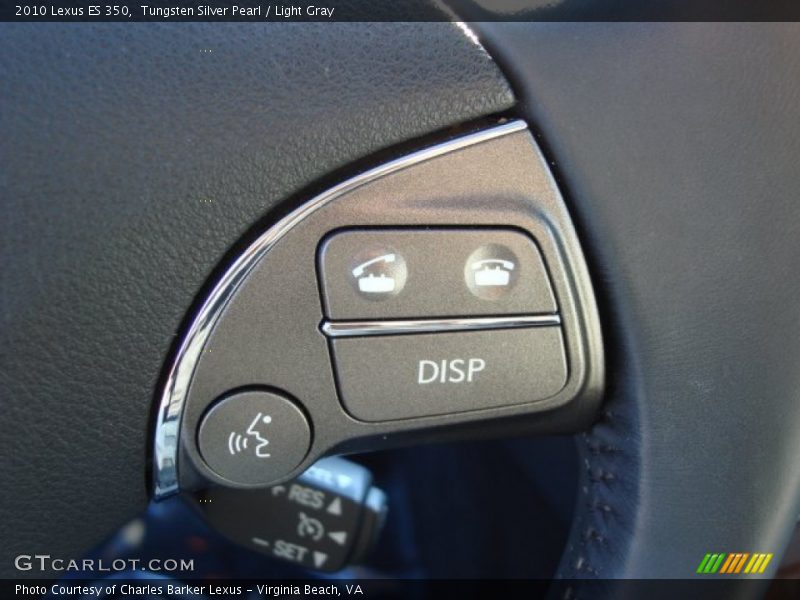 Tungsten Silver Pearl / Light Gray 2010 Lexus ES 350