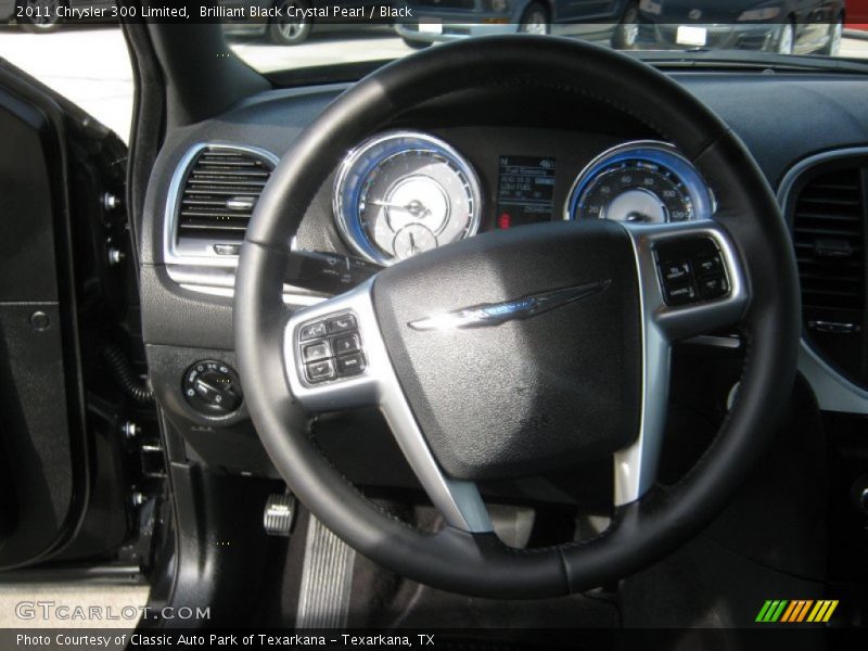 Brilliant Black Crystal Pearl / Black 2011 Chrysler 300 Limited