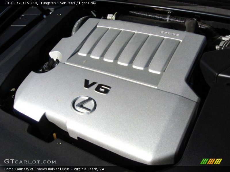 Tungsten Silver Pearl / Light Gray 2010 Lexus ES 350