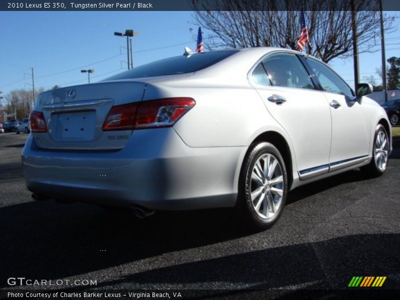 Tungsten Silver Pearl / Black 2010 Lexus ES 350