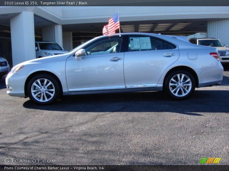Tungsten Silver Pearl / Black 2010 Lexus ES 350