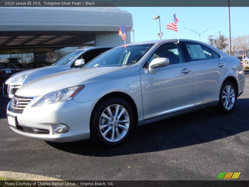 Tungsten Silver Pearl / Black 2010 Lexus ES 350