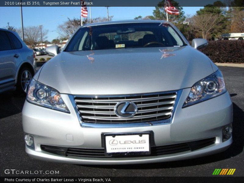 Tungsten Silver Pearl / Black 2010 Lexus ES 350