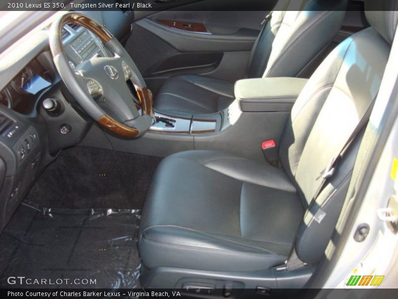 Tungsten Silver Pearl / Black 2010 Lexus ES 350