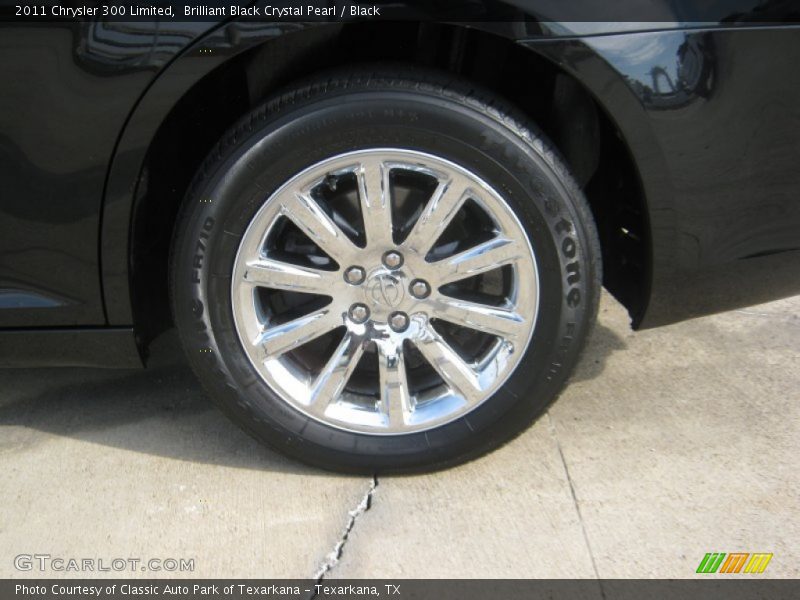 Brilliant Black Crystal Pearl / Black 2011 Chrysler 300 Limited