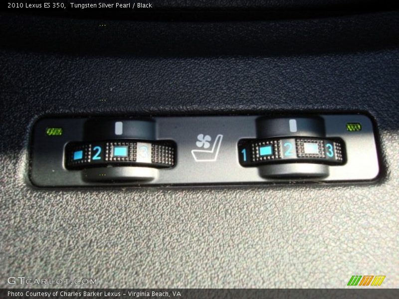 Tungsten Silver Pearl / Black 2010 Lexus ES 350