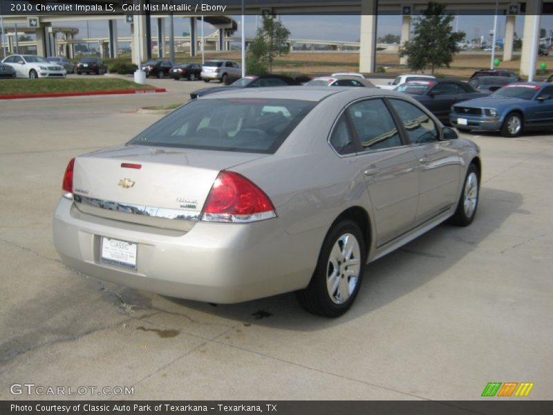 Gold Mist Metallic / Ebony 2010 Chevrolet Impala LS
