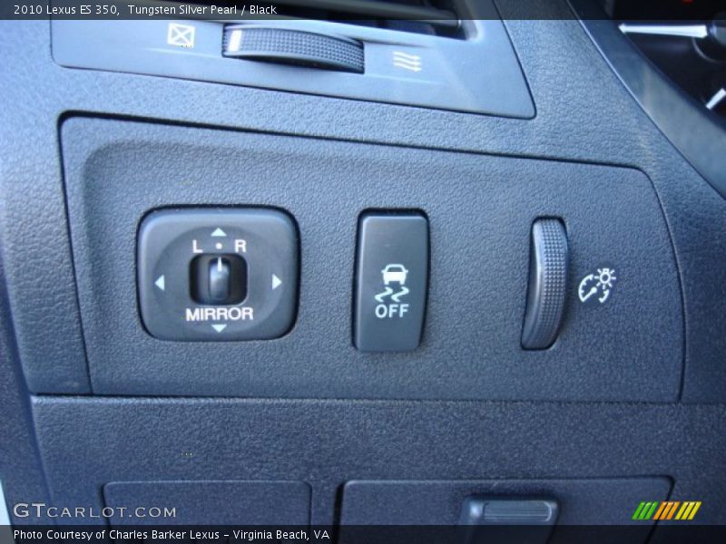 Tungsten Silver Pearl / Black 2010 Lexus ES 350