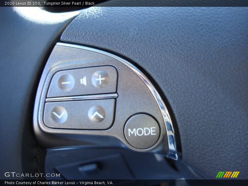 Tungsten Silver Pearl / Black 2010 Lexus ES 350