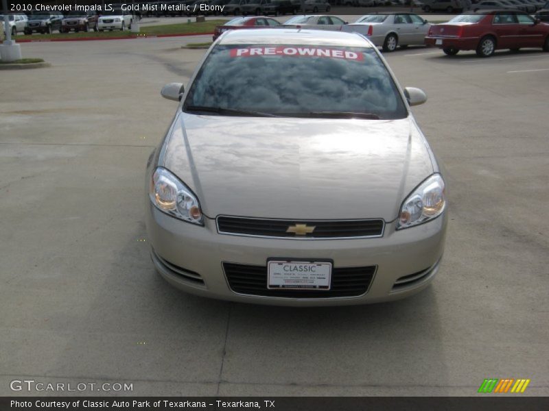 Gold Mist Metallic / Ebony 2010 Chevrolet Impala LS