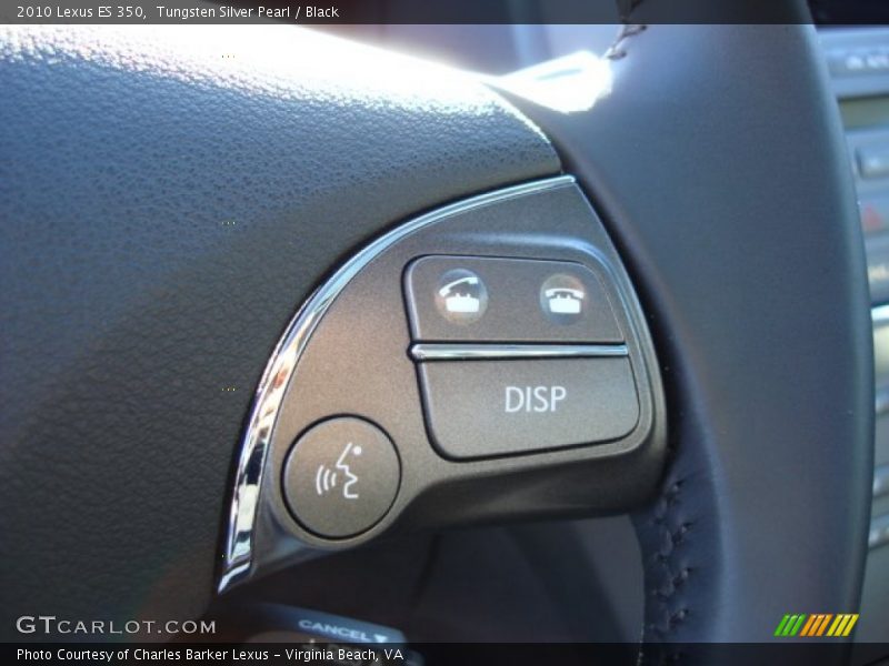 Tungsten Silver Pearl / Black 2010 Lexus ES 350
