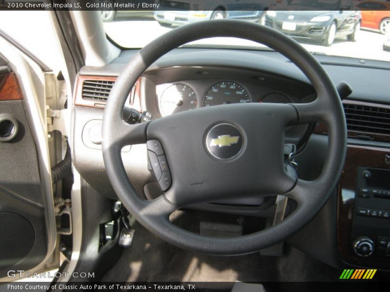 Gold Mist Metallic / Ebony 2010 Chevrolet Impala LS