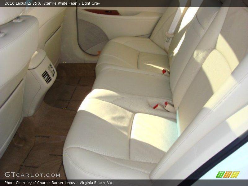 Starfire White Pearl / Light Gray 2010 Lexus ES 350