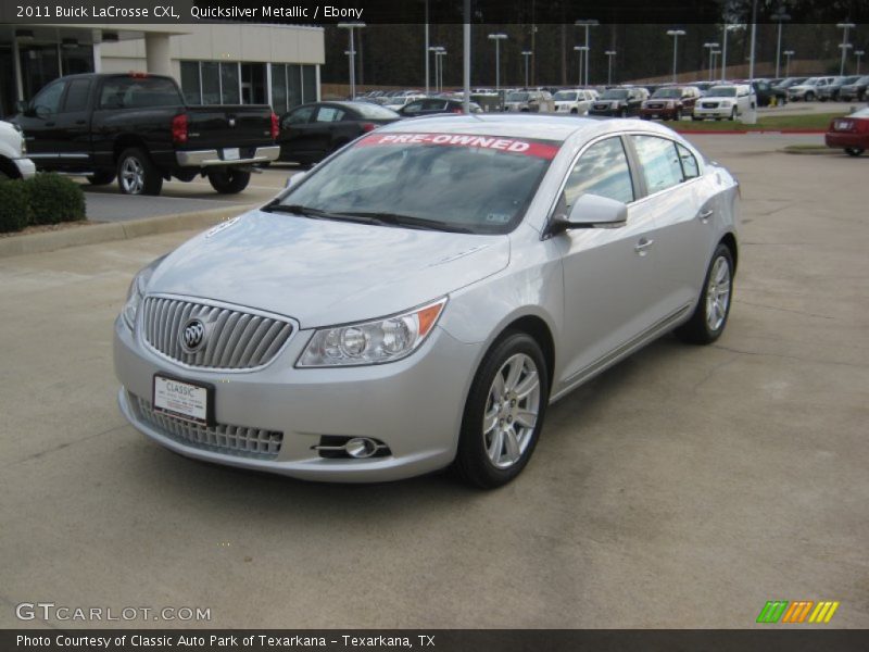 Quicksilver Metallic / Ebony 2011 Buick LaCrosse CXL