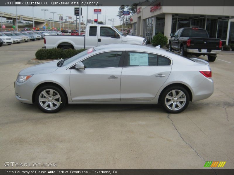 Quicksilver Metallic / Ebony 2011 Buick LaCrosse CXL