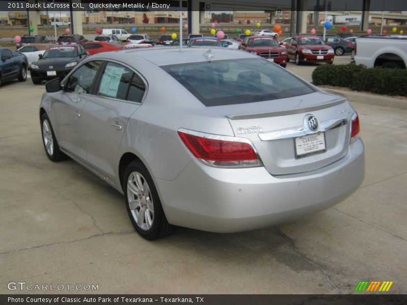 Quicksilver Metallic / Ebony 2011 Buick LaCrosse CXL