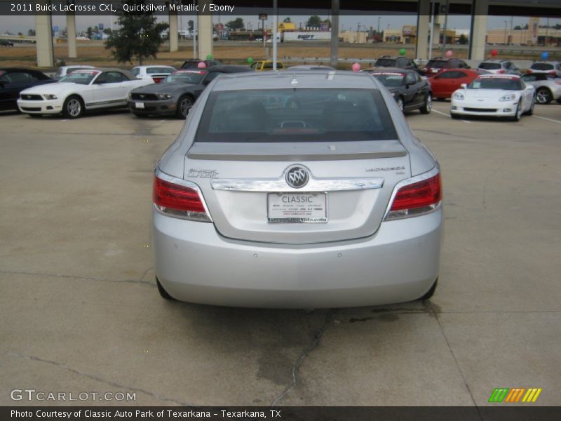 Quicksilver Metallic / Ebony 2011 Buick LaCrosse CXL