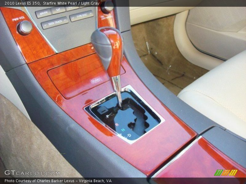 Starfire White Pearl / Light Gray 2010 Lexus ES 350
