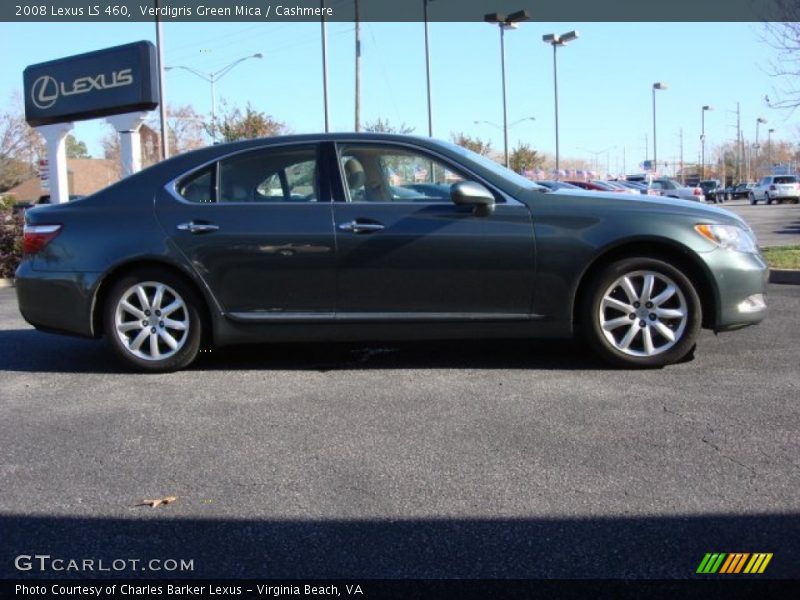 Verdigris Green Mica / Cashmere 2008 Lexus LS 460