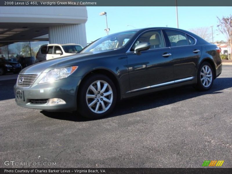 Verdigris Green Mica / Cashmere 2008 Lexus LS 460