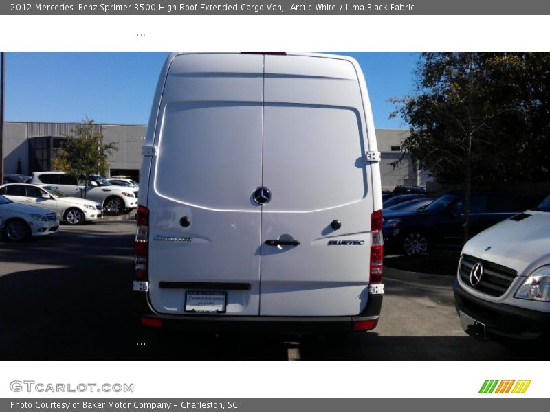 Arctic White / Lima Black Fabric 2012 Mercedes-Benz Sprinter 3500 High Roof Extended Cargo Van