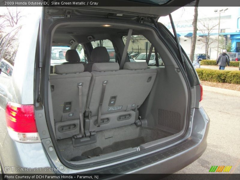 Slate Green Metallic / Gray 2009 Honda Odyssey EX