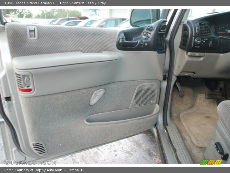 Light Silverfern Pearl / Gray 1996 Dodge Grand Caravan LE