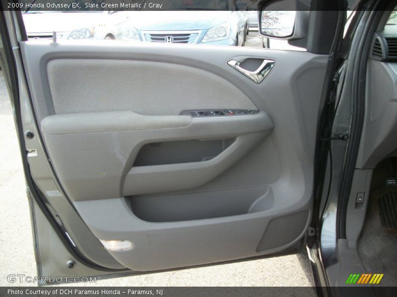 Slate Green Metallic / Gray 2009 Honda Odyssey EX